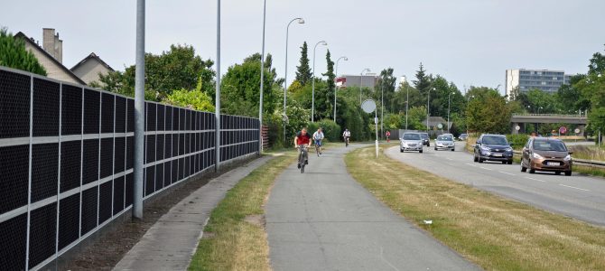 Ny støjskærm i Vallensbæk Ny støjskærm i Vallensbæk